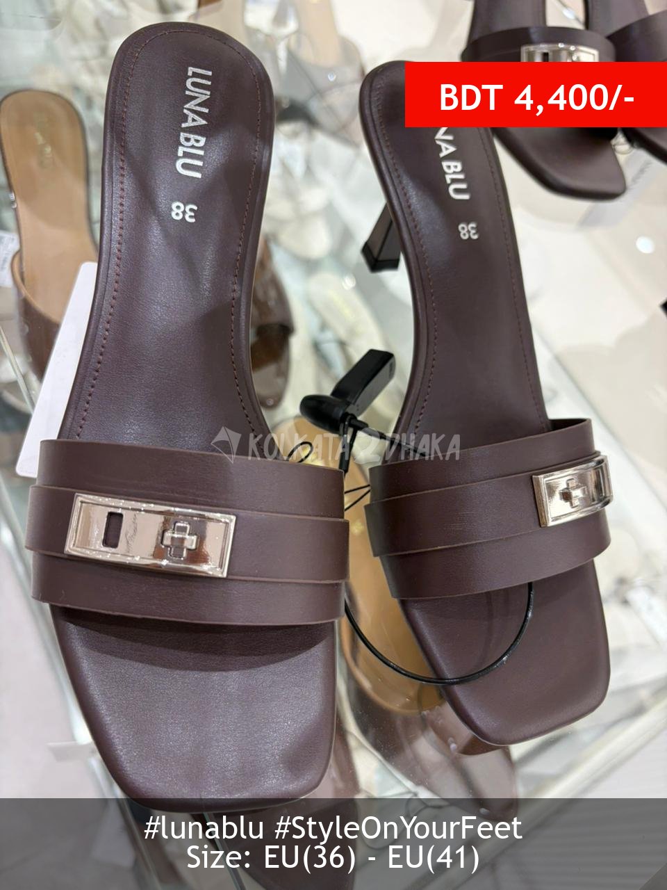 Lunablu Brown Heel