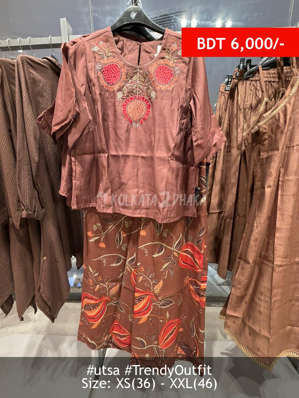 Utsa brown kurtaset