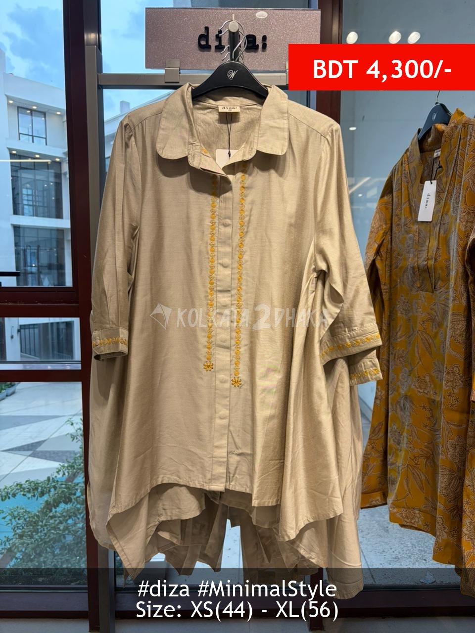 Diza Silver tunic