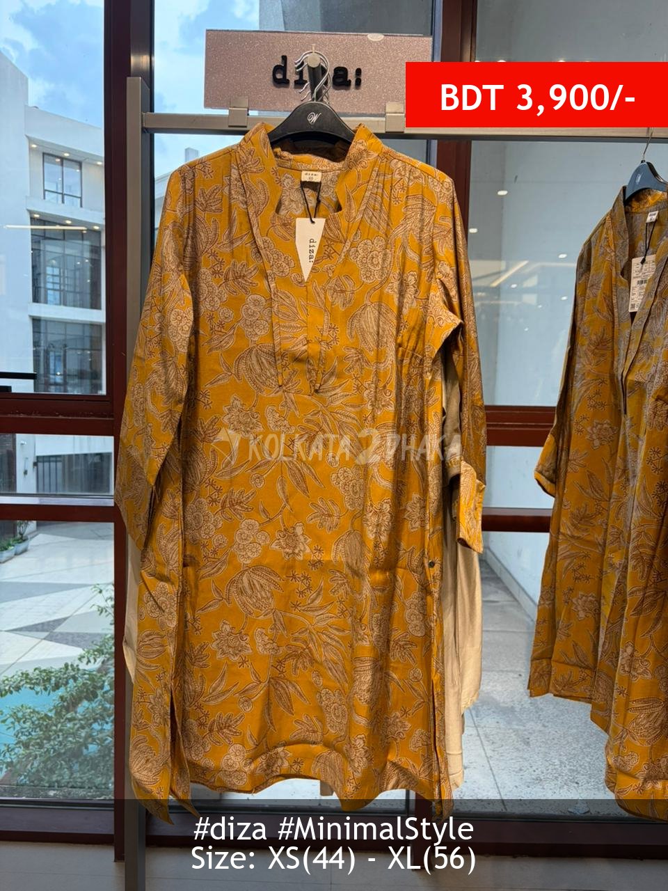 Diza yellow kurta
