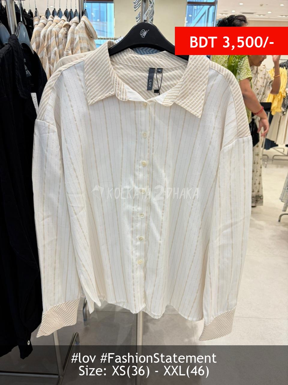 LOV Beige shirt