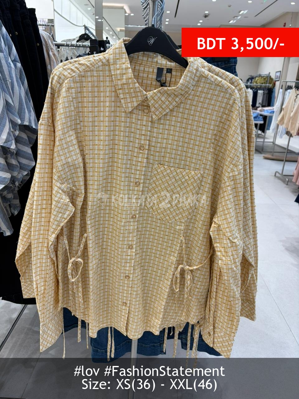 LOV yellow blouse