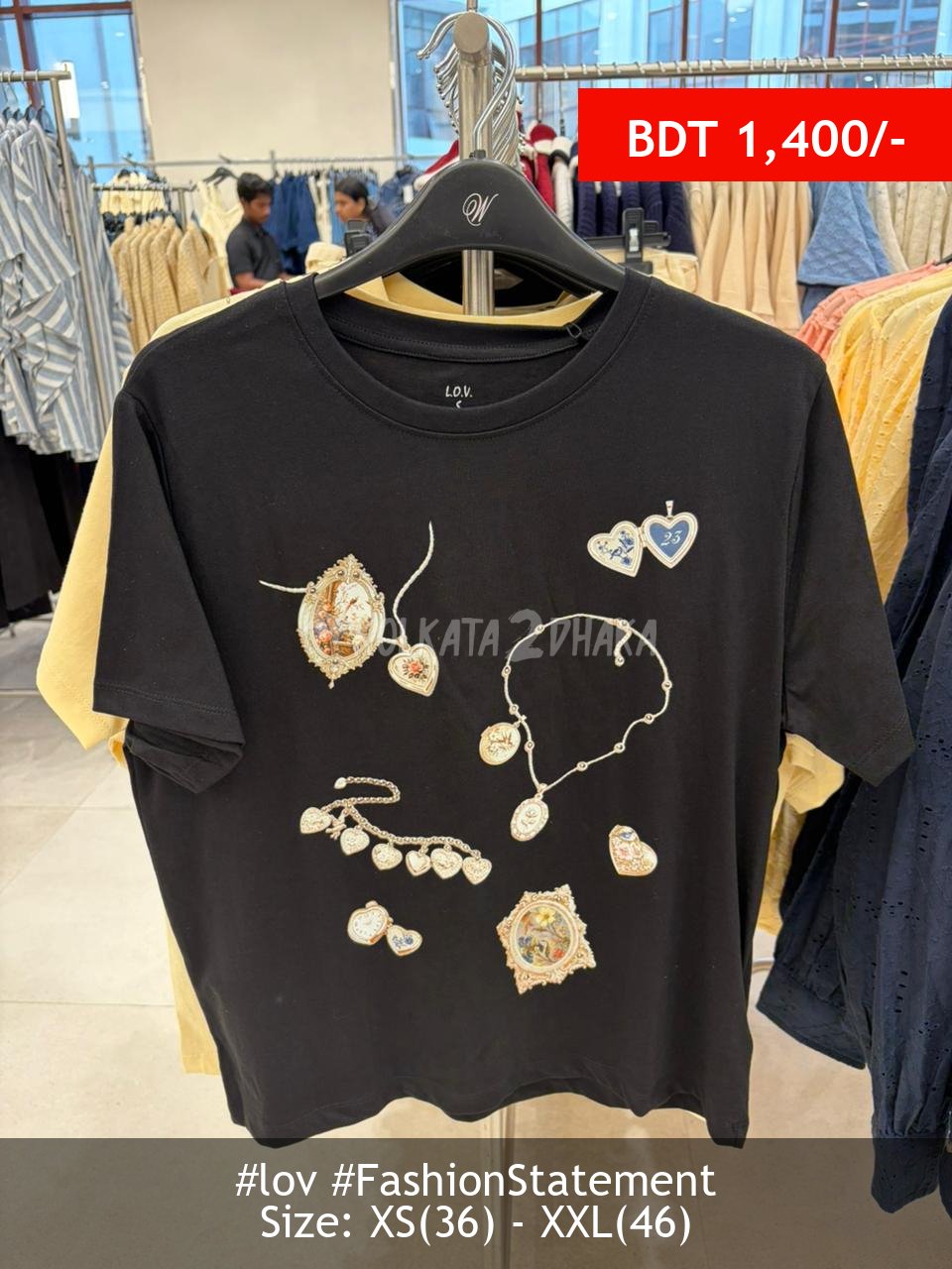 LOV black tshirt