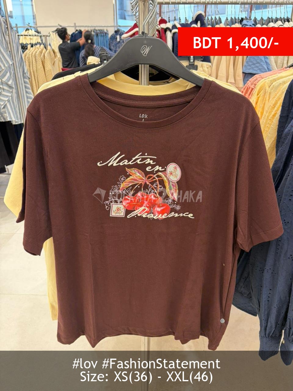 LOV chocolate tshirt