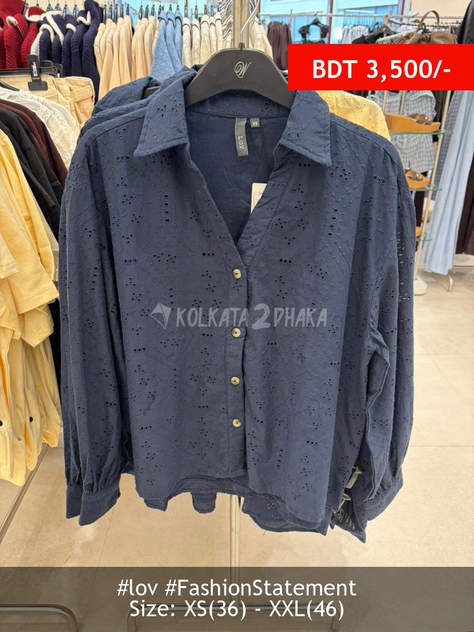LOV navy shirt