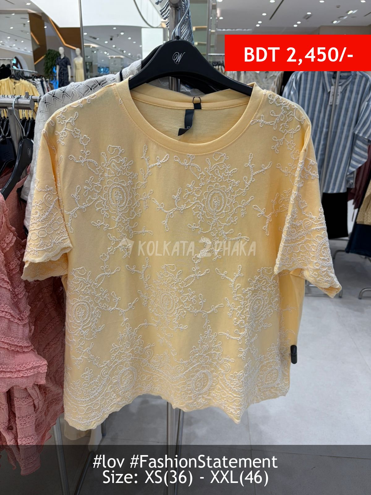 LOV yellow tshirt