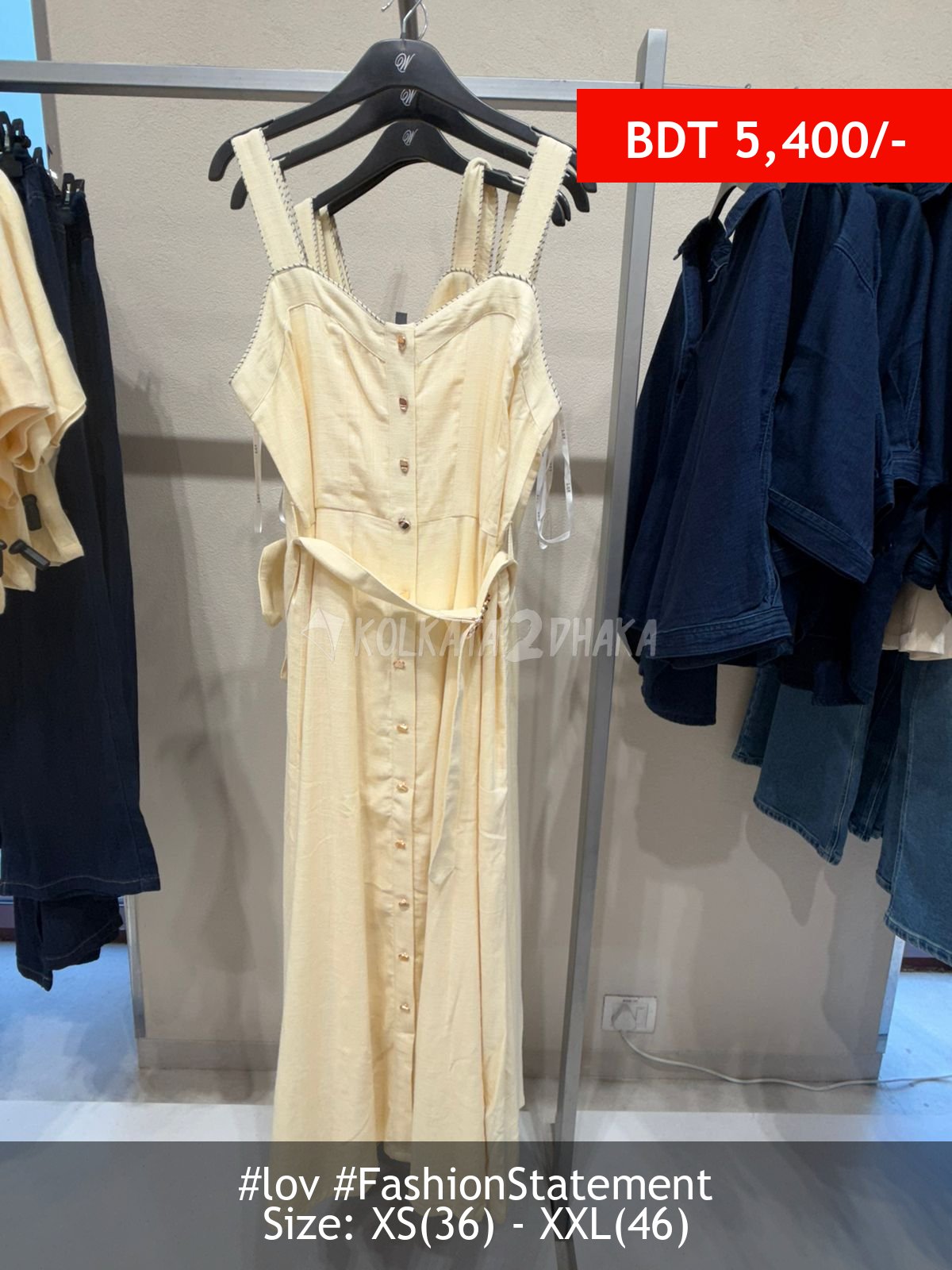 LOV yellow dress