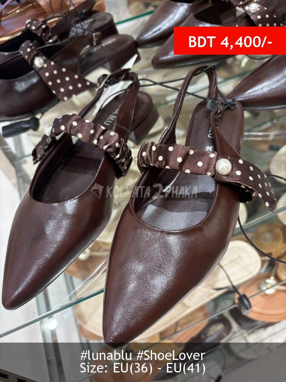 Lunablu Brown Heels