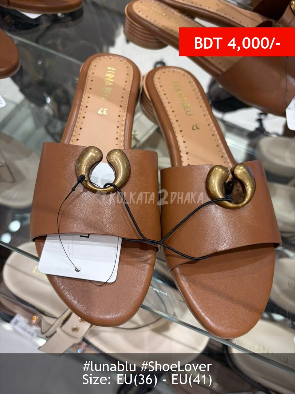 Lunablu Tan heels
