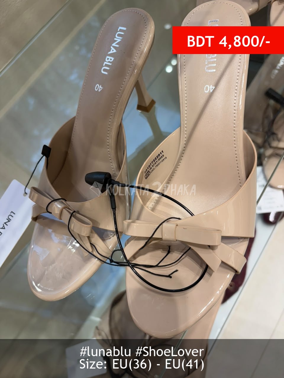 Lunablu nude heel