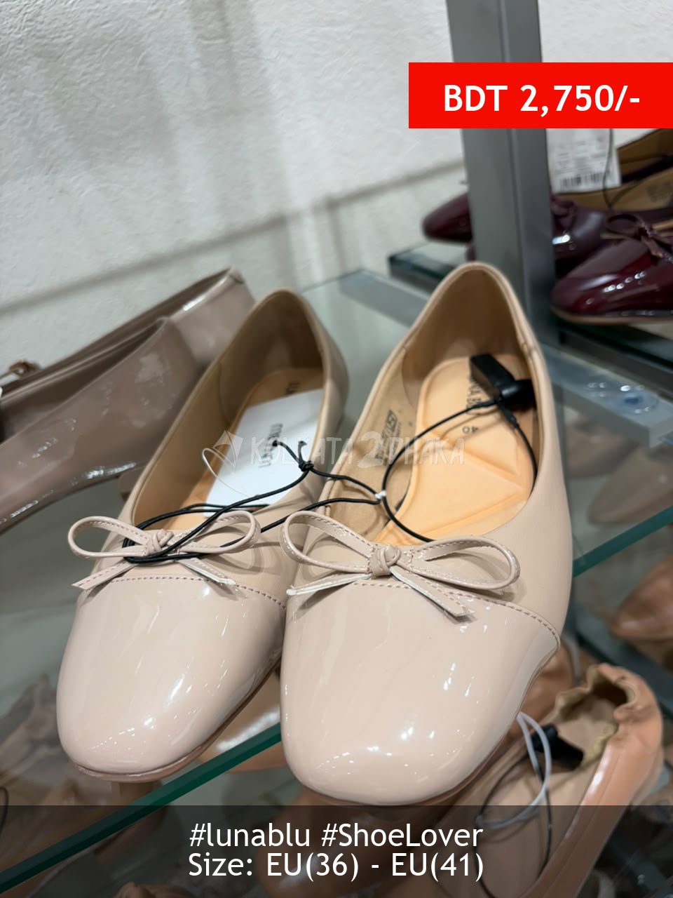 Lunablu Taupe shoe