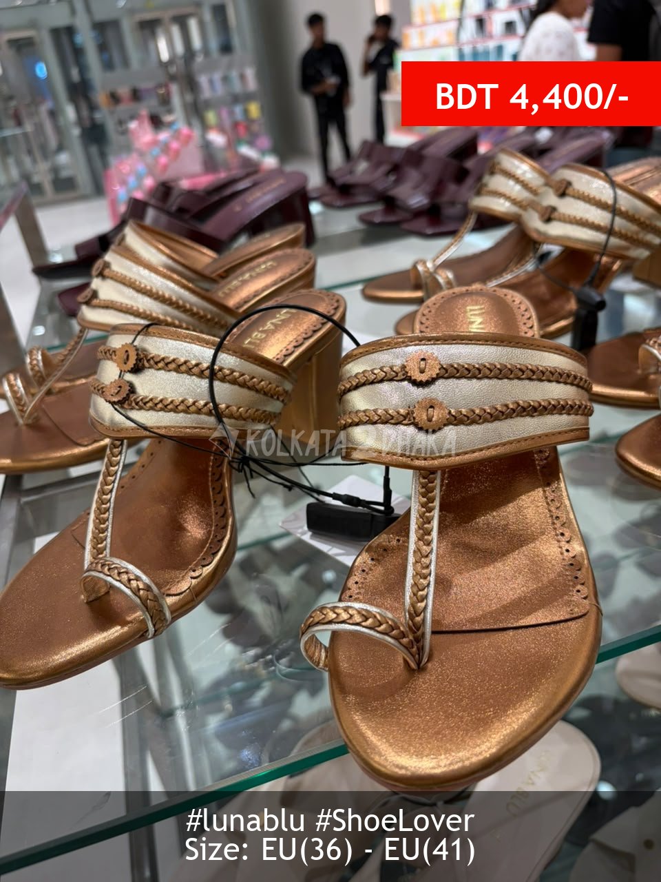 Lunablu copper heel