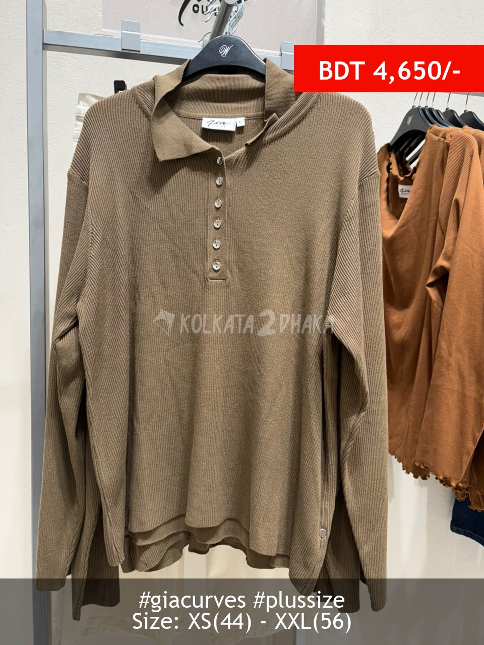 Gia Curves oil sweater