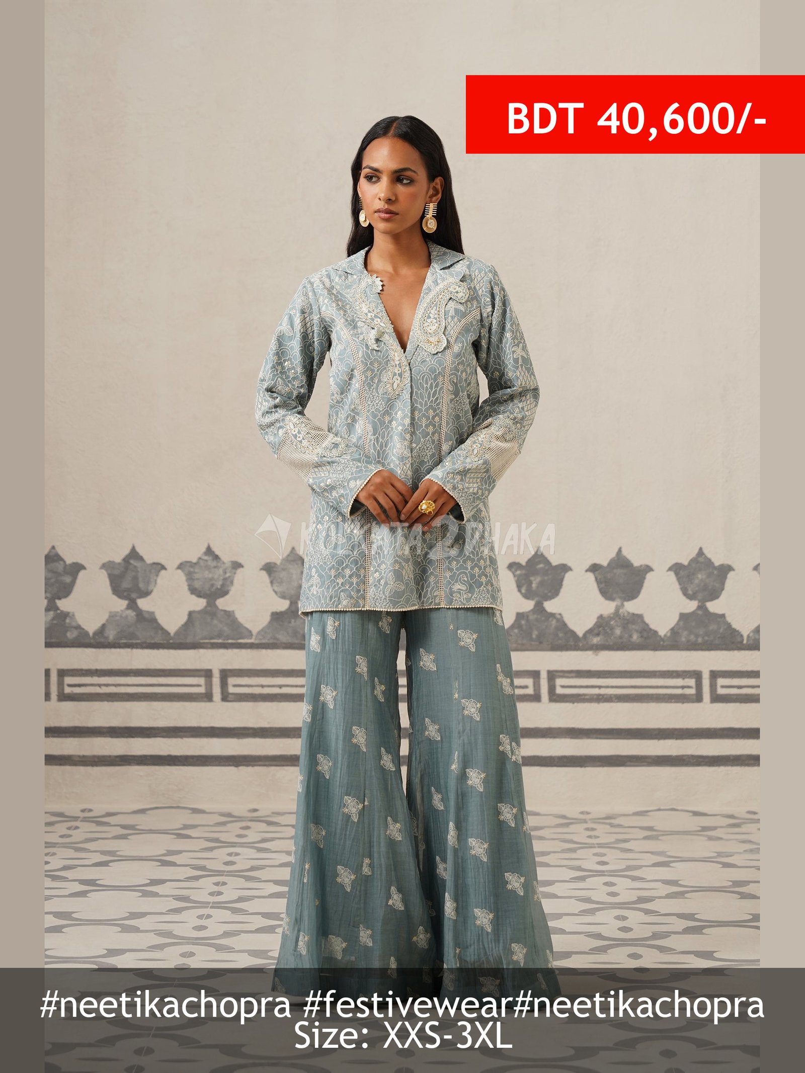 Neetika Chopra Sally Crepe Printed Matching Set
