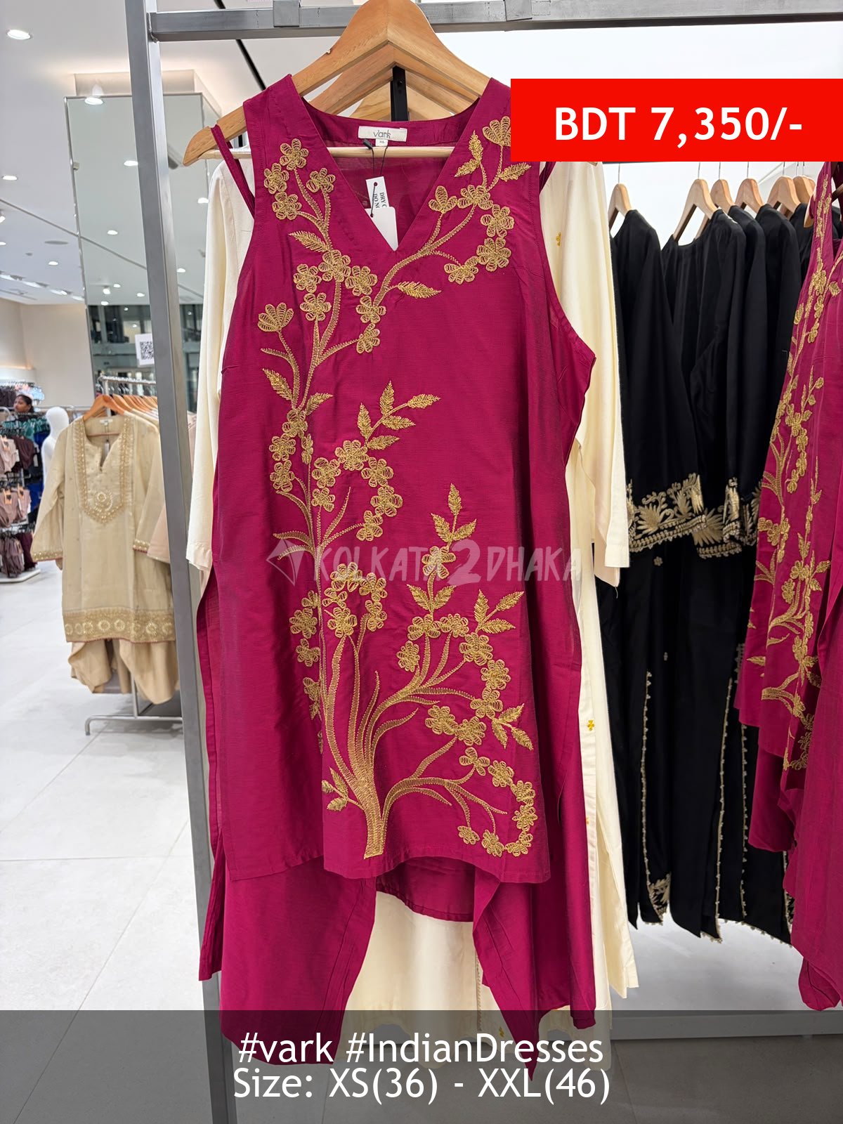 Vark Megenta Salwarsuits