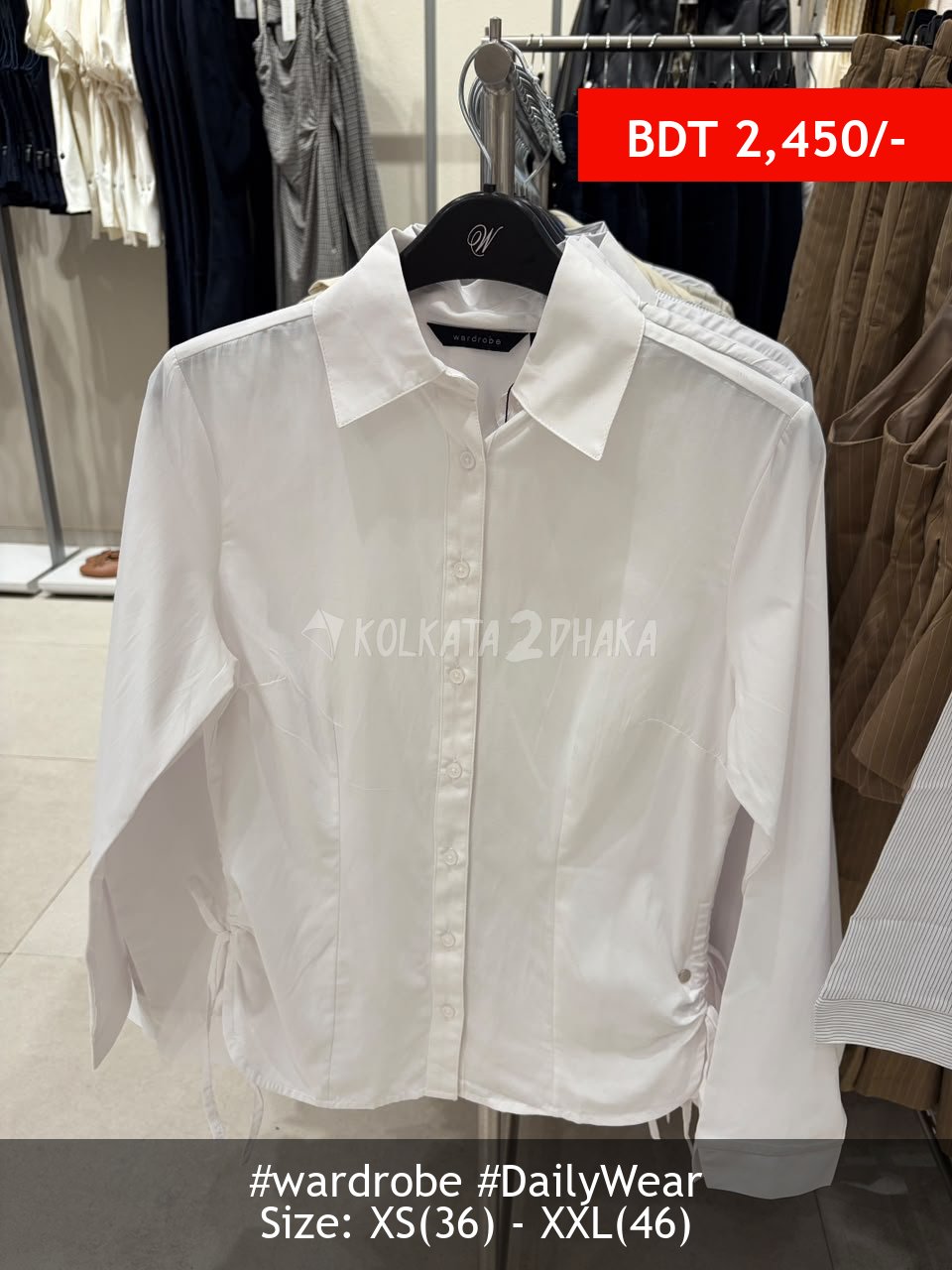 Wardrobe white shirt