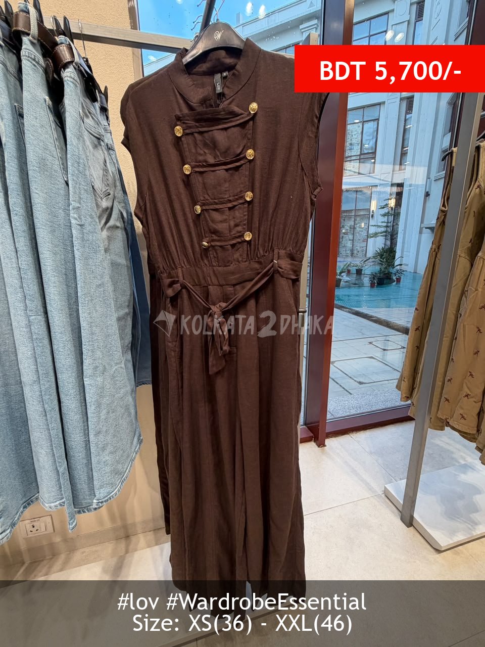 LOV Chocolate jumpsuit
