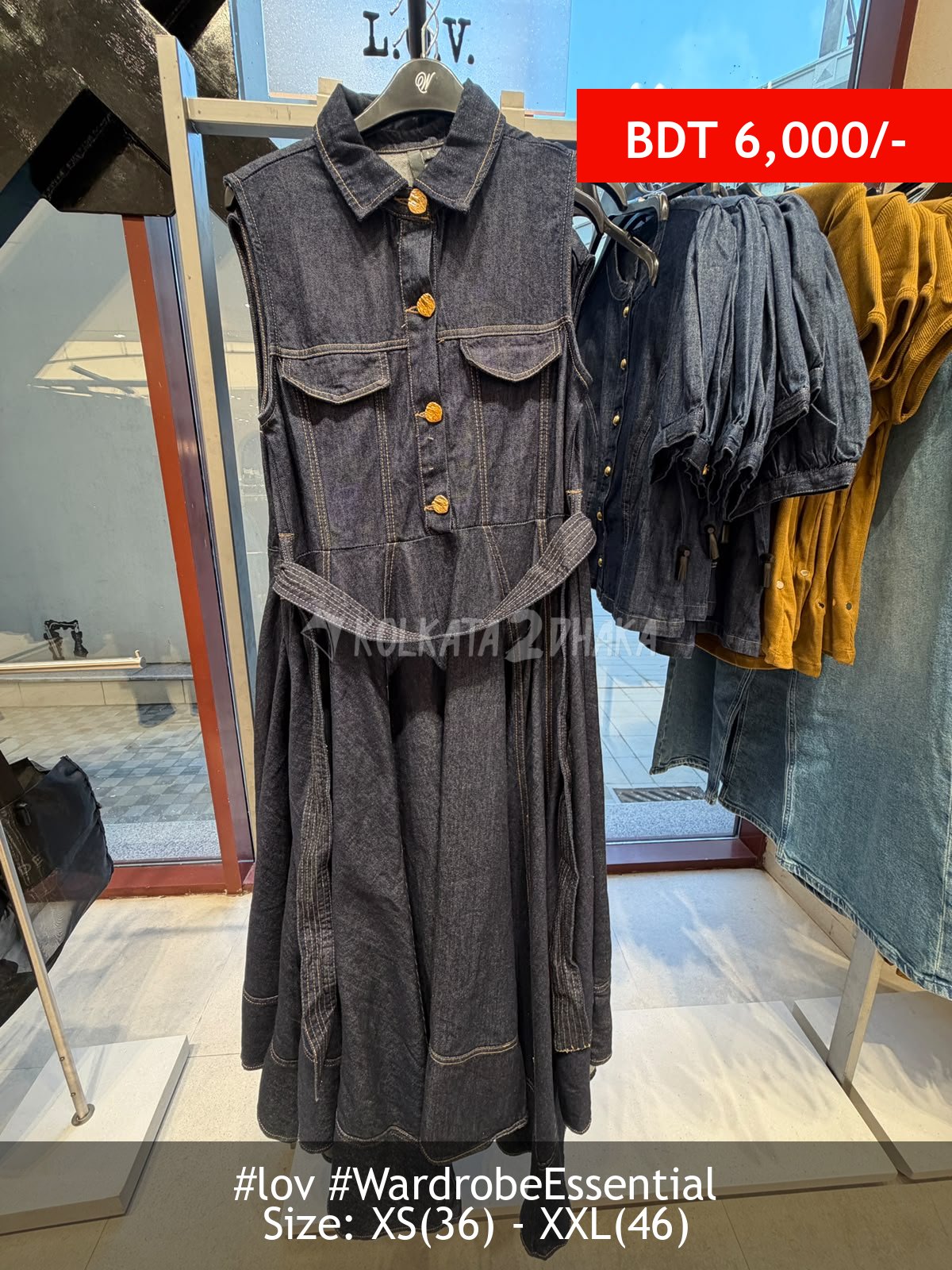 LOV DK blue dress