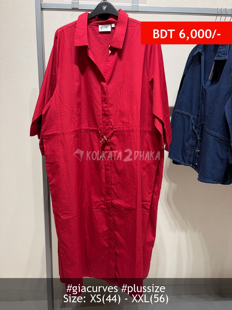 Gia Curves red dress