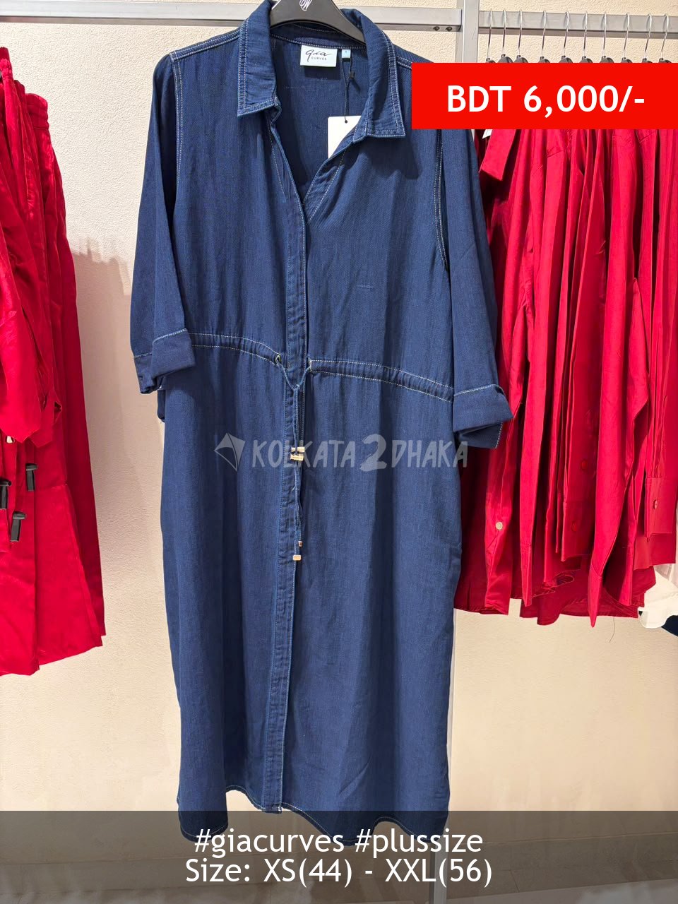 Gia Curves DK wash dress