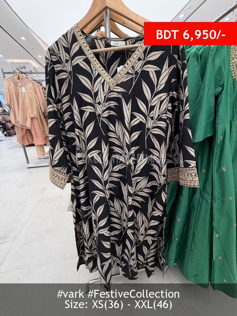 Vark Black Kurtaset