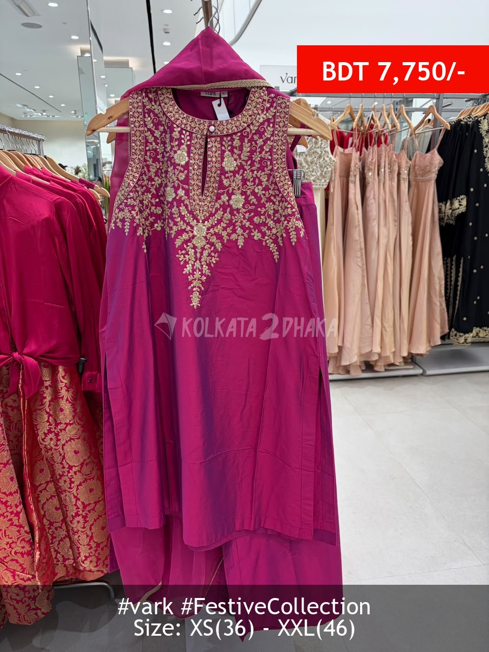 Vark Magenta kurtaset