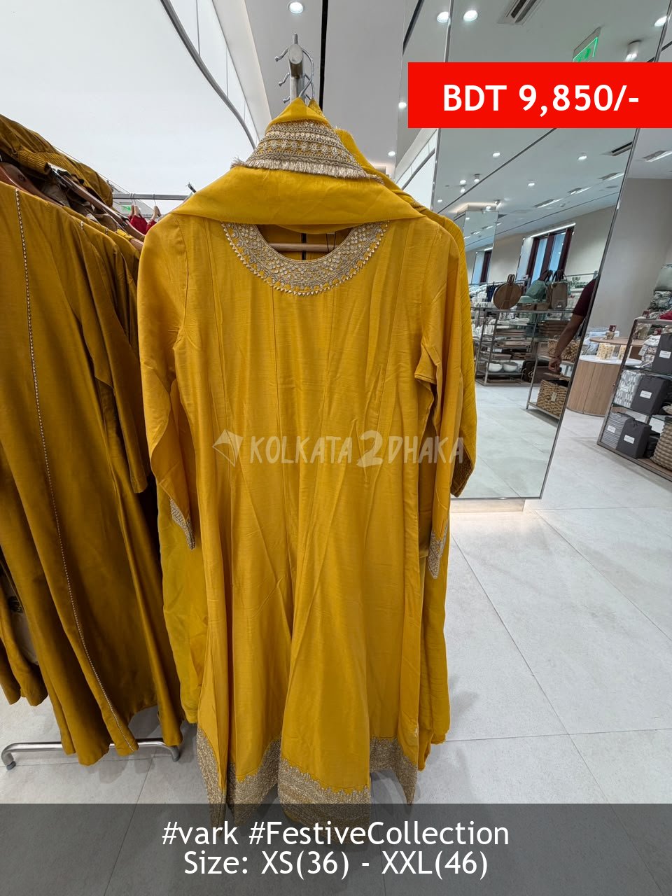 Vark Mustard Kurtaset