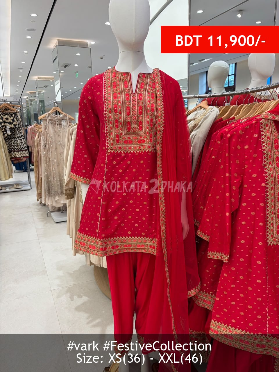 Vark Red Kurtaset
