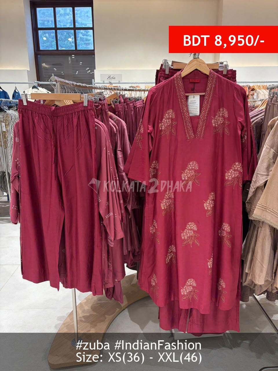 Zuba rose kurtaset