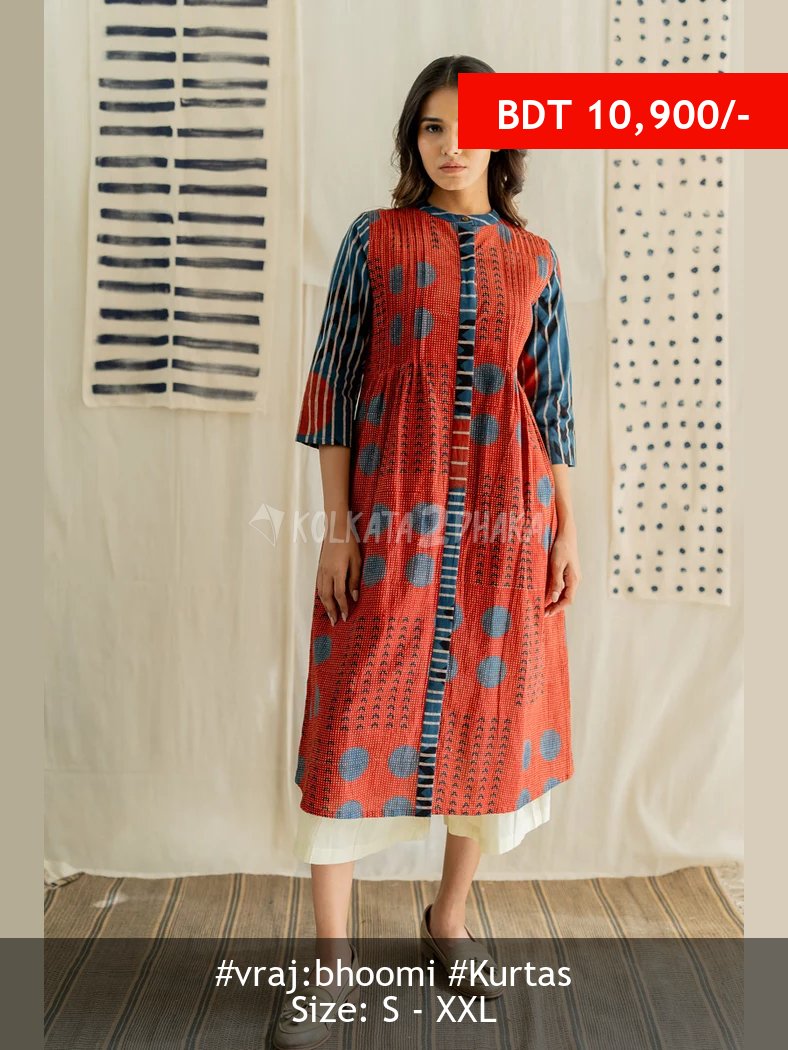 Vraj:Bhoomi red kurta