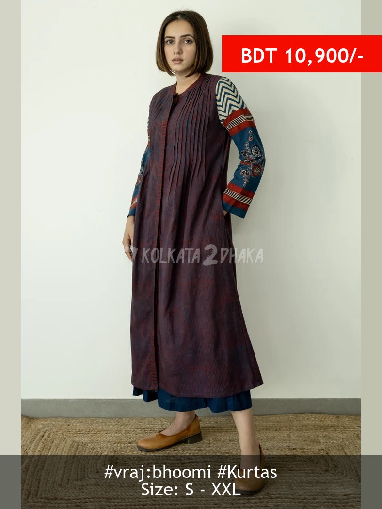 Vraj:Bhoomi red kurta