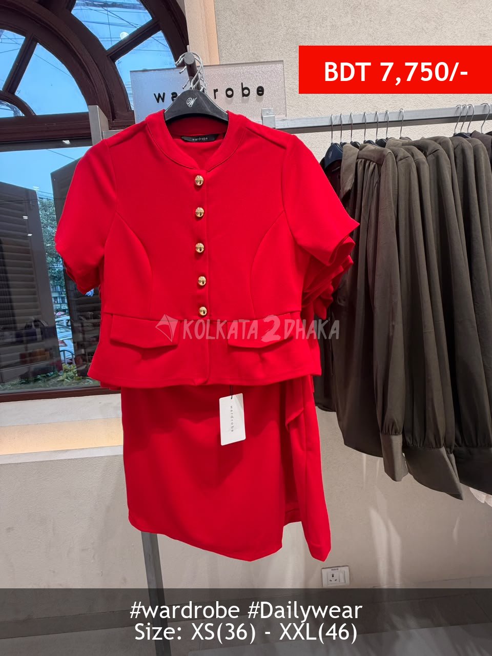 Wardrobe Red top skort