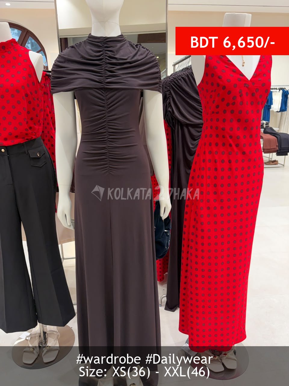Wardrobe chocolate dress