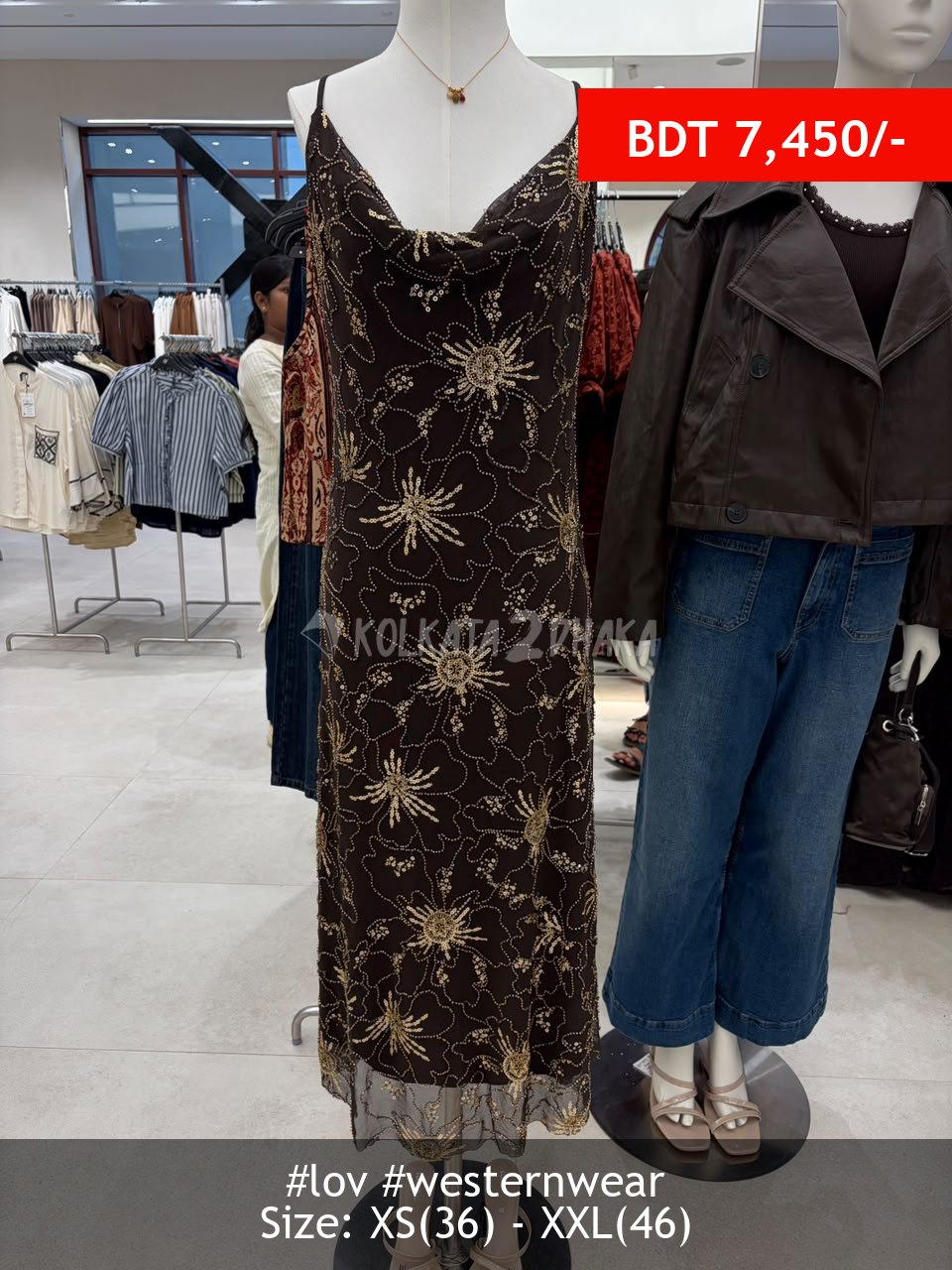 LOV Chocolate dress