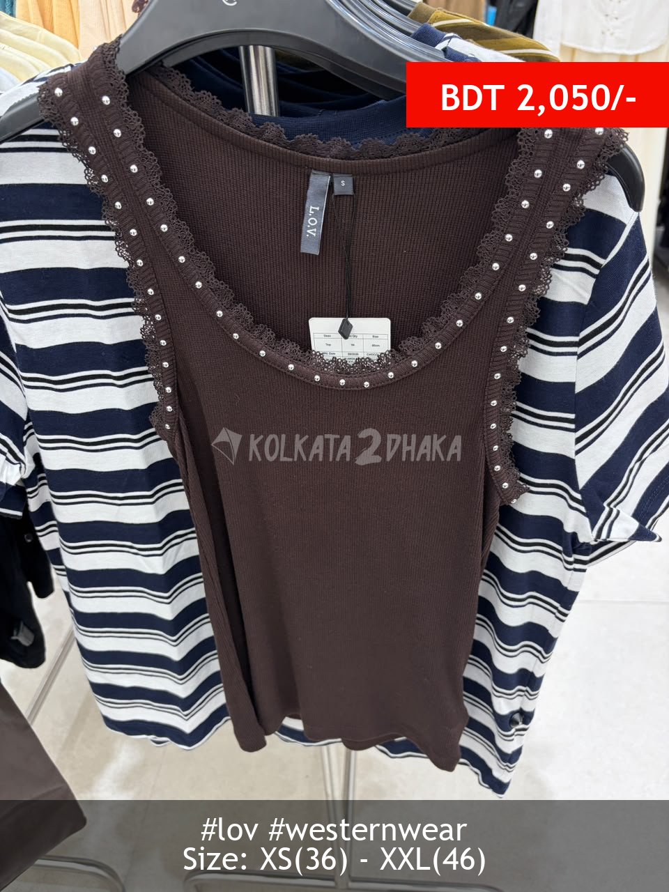 LOV chocolate top