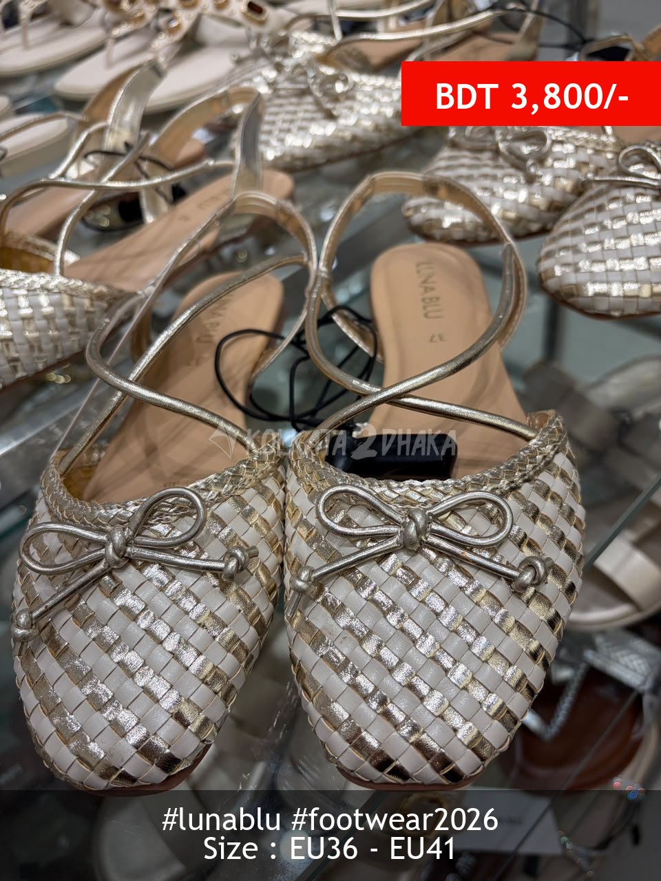 Lunablu ivory shoe