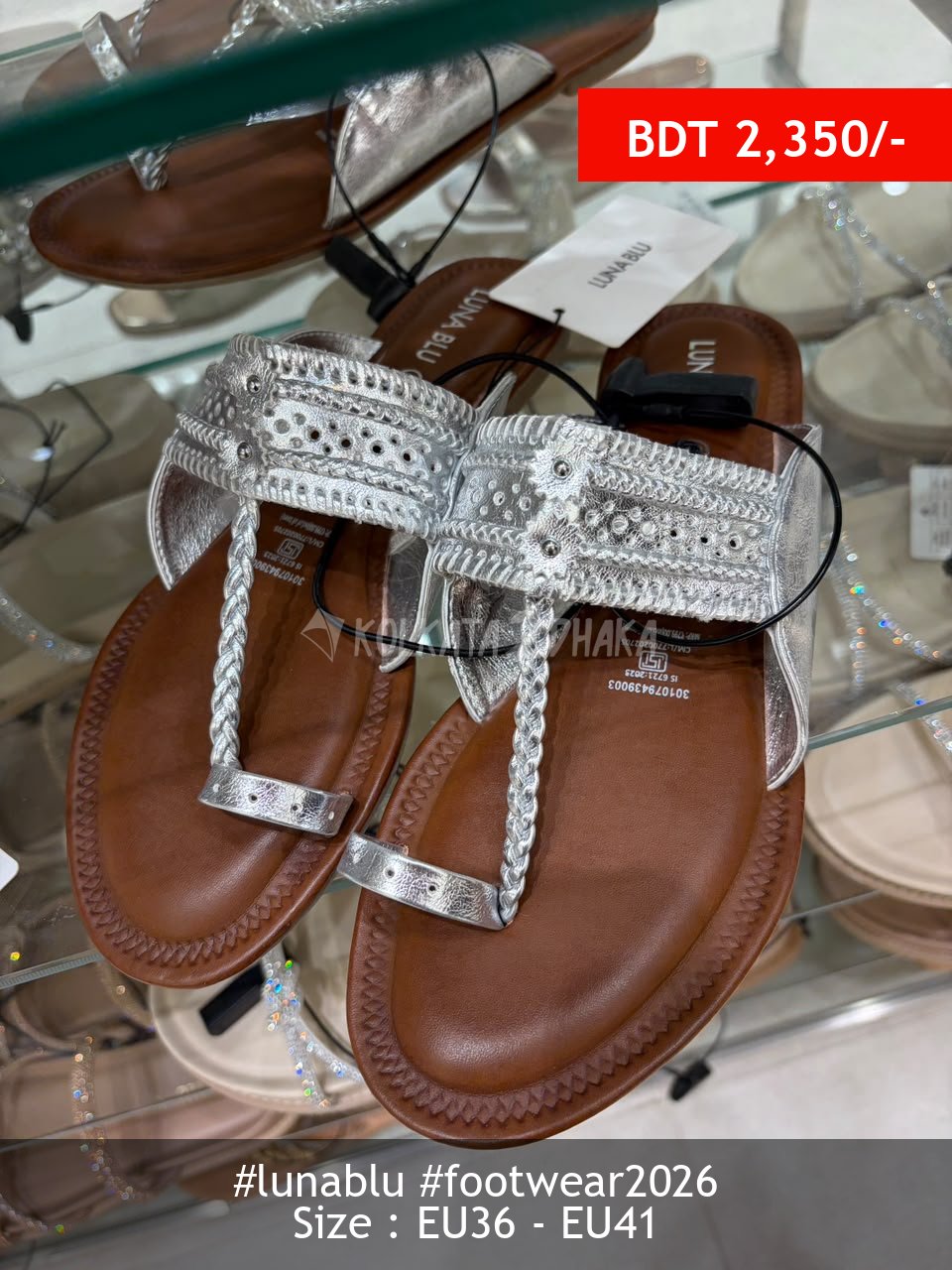 Lunablu silver shoe