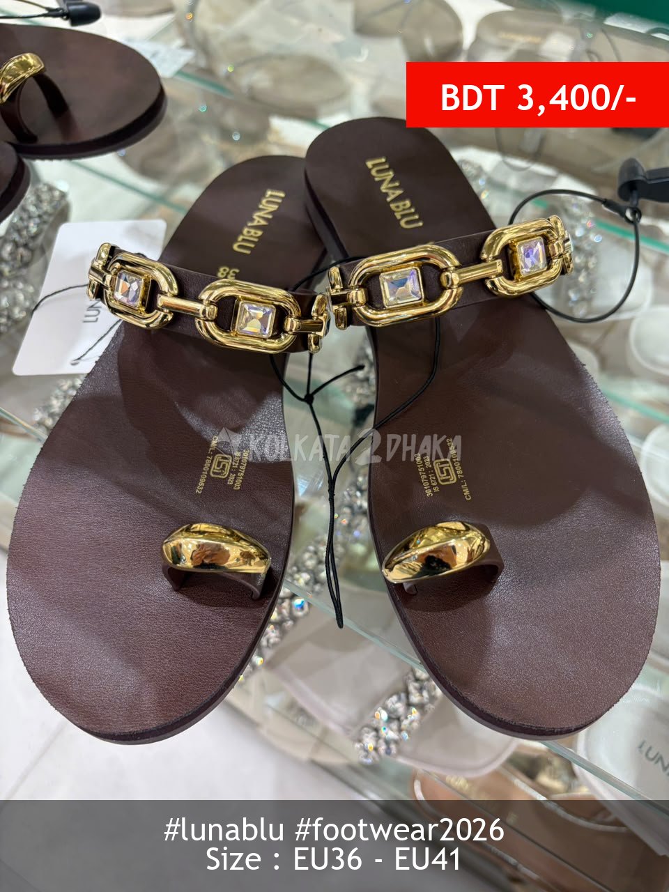 Lunablu brown shoe