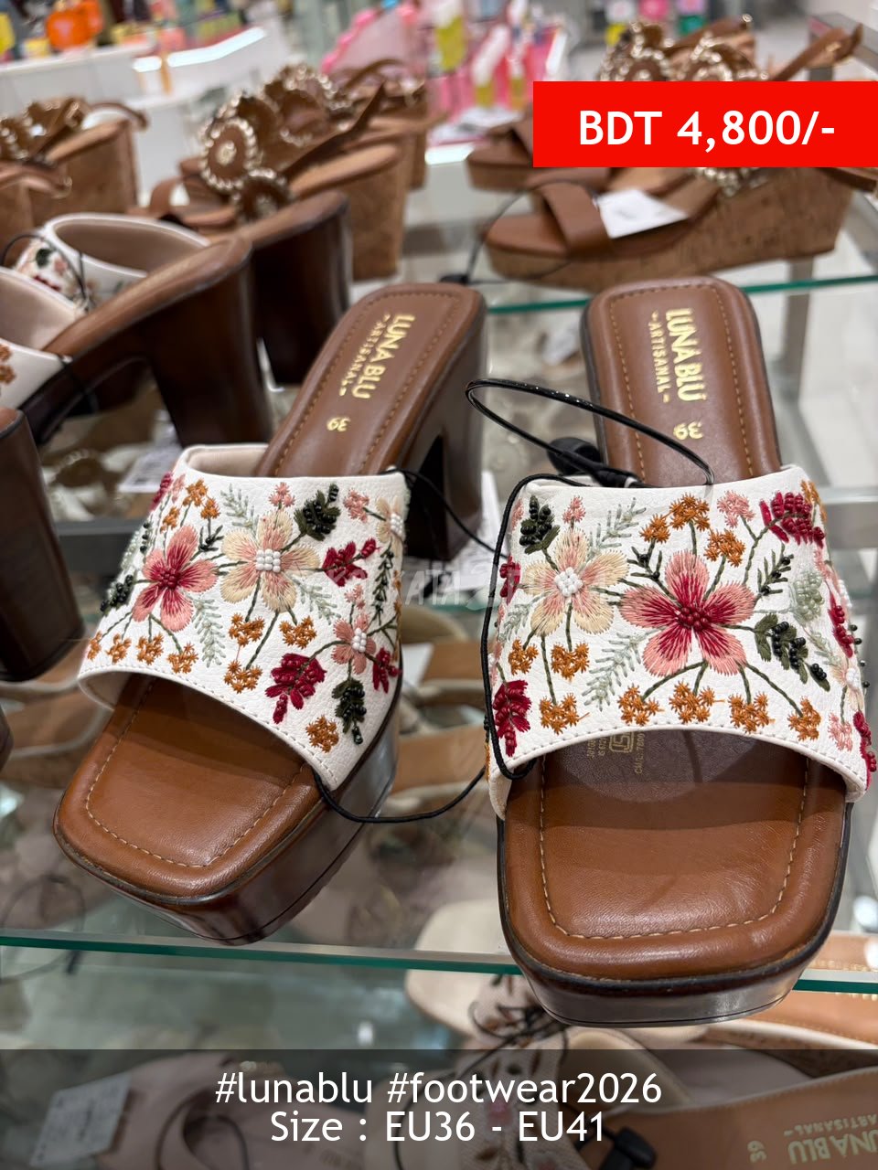 Lunablu red heel