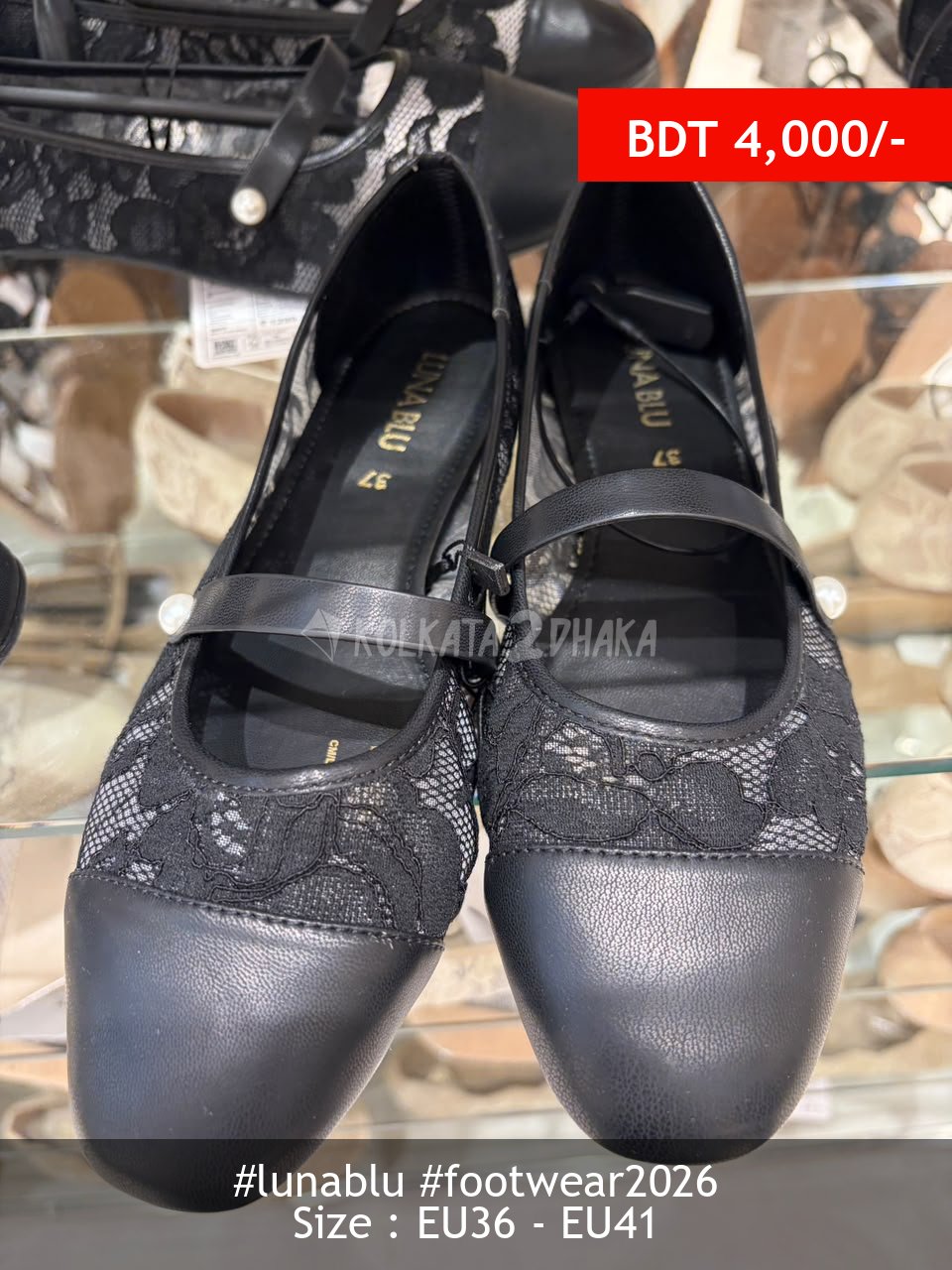 Lunablu Black shoe