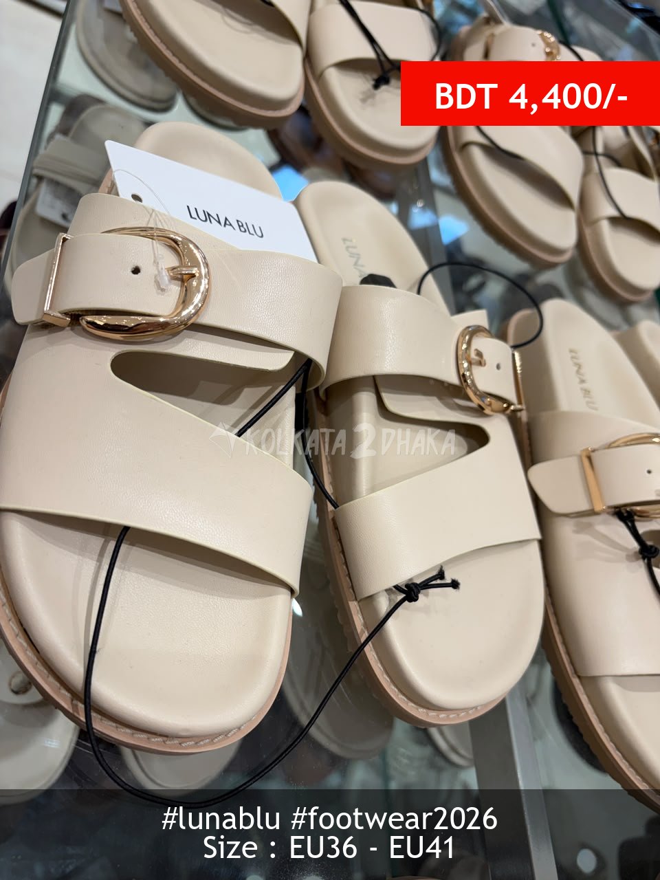 Lunablu ivory shoe