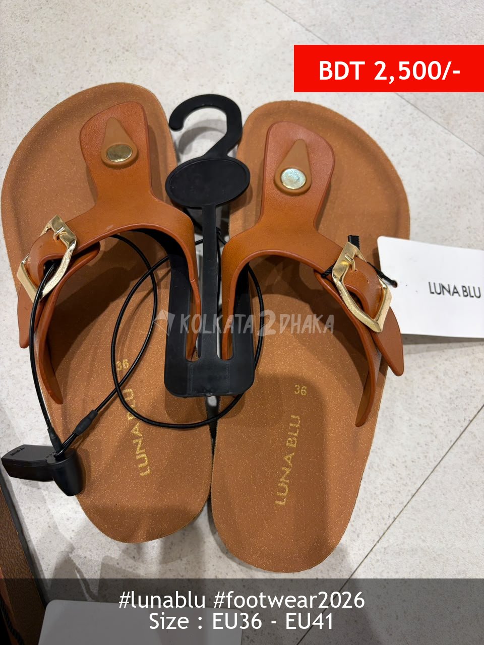 Lunablu tan flat