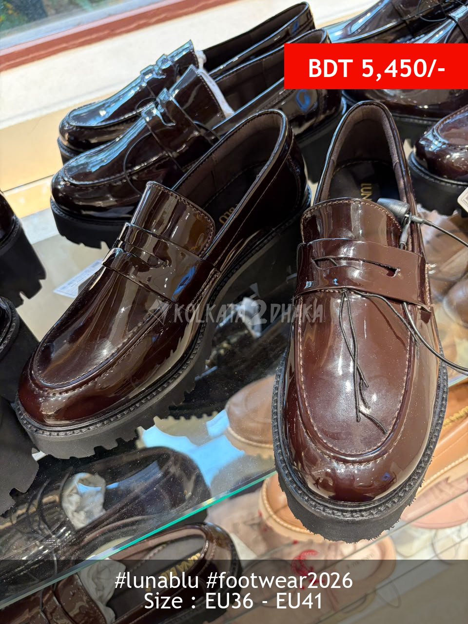 Lunablu Burgandy shoe