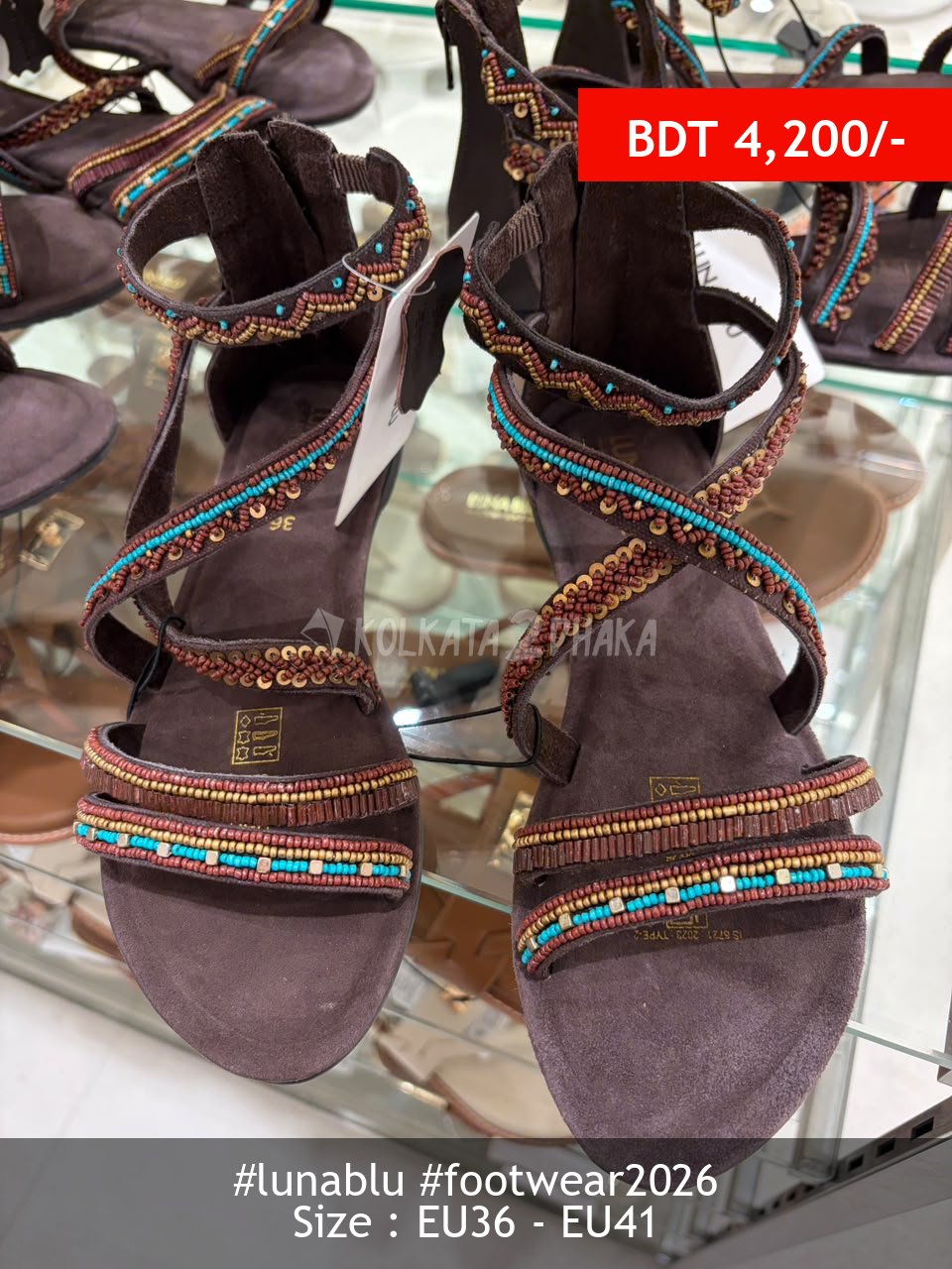 Lunablu brown shoe
