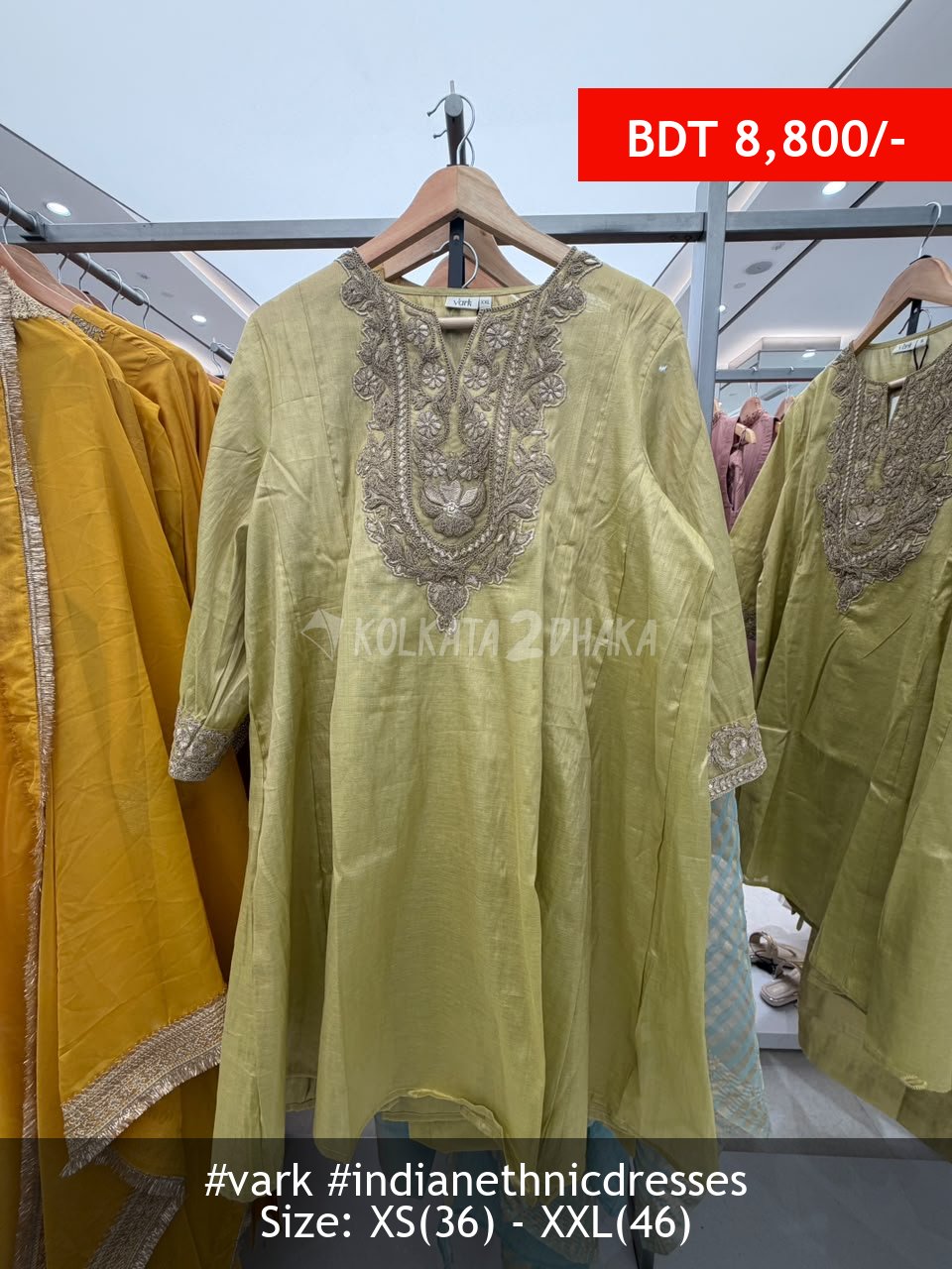 Vark lime kurtaset
