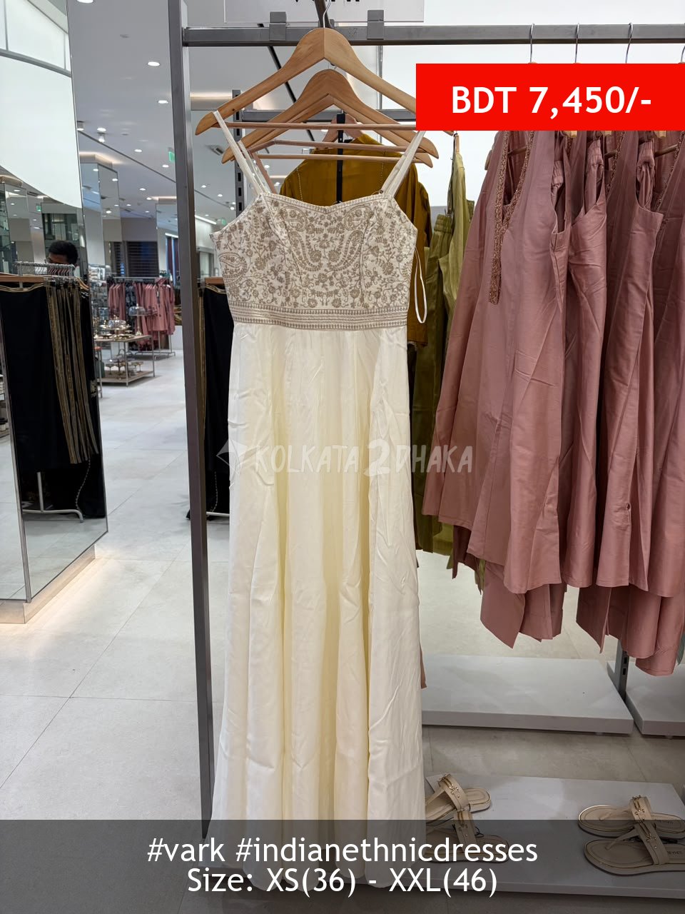 Vark offwhite dress