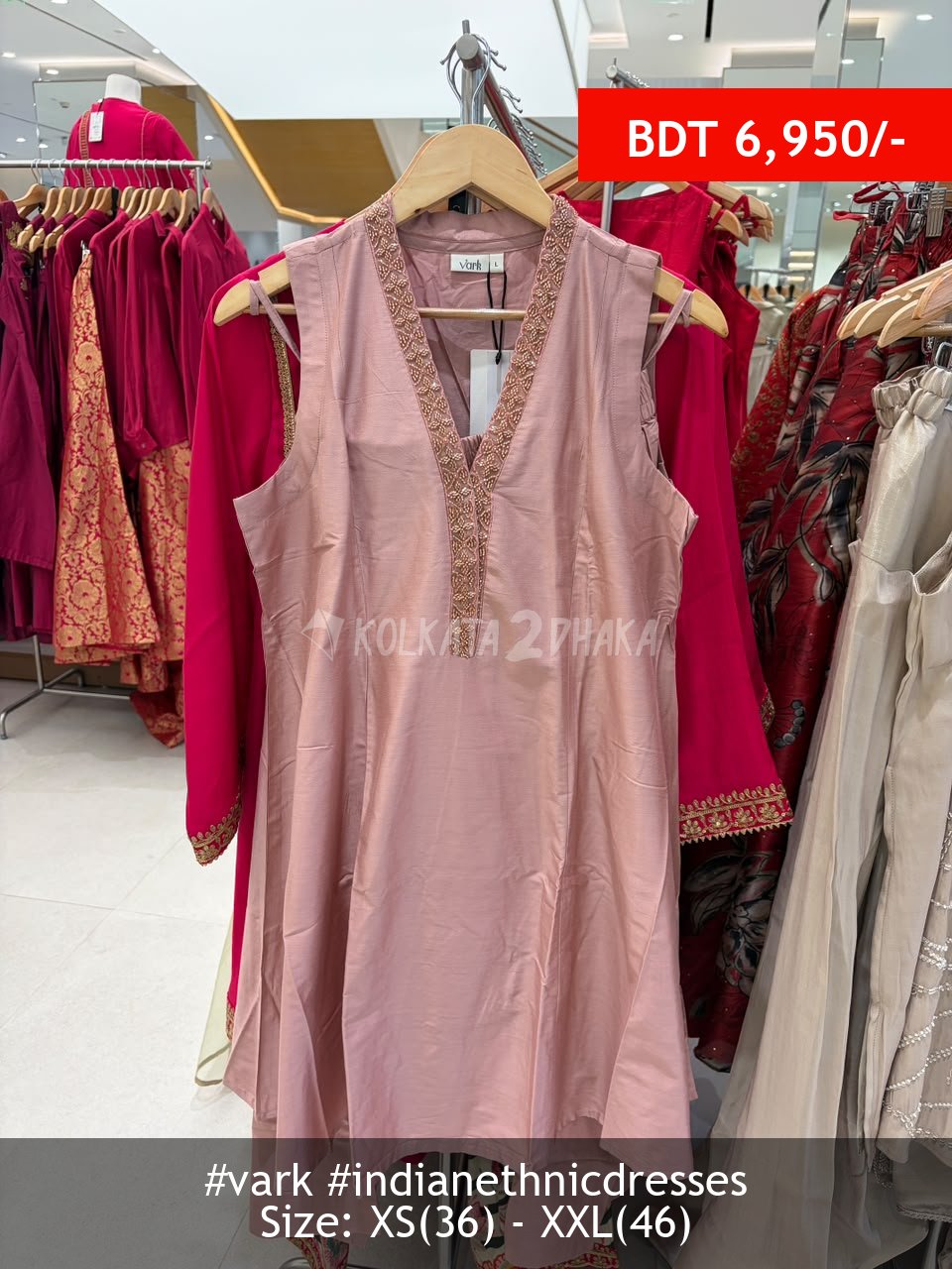 Vark blush kurtaset