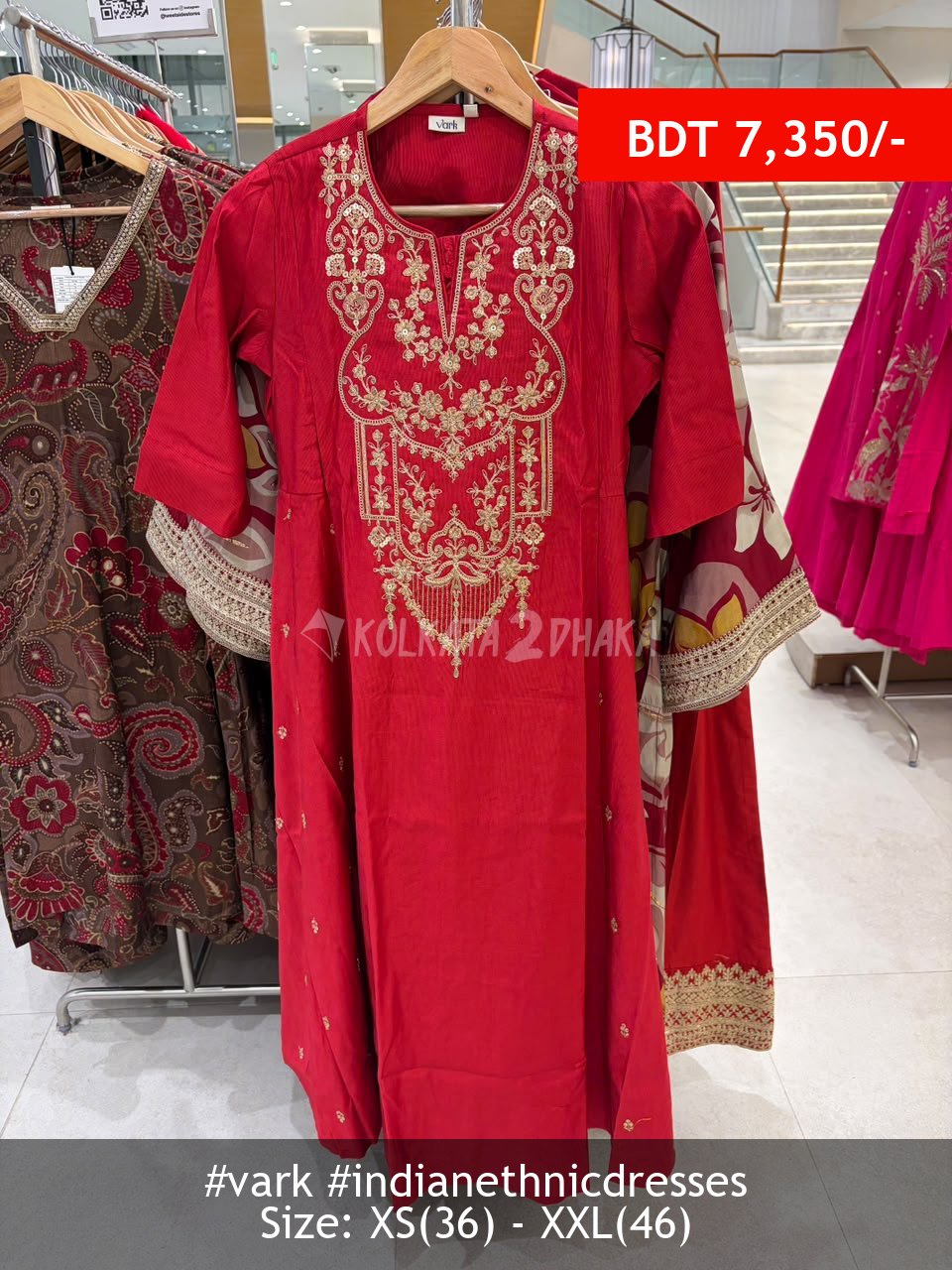 Vark red kurtaset