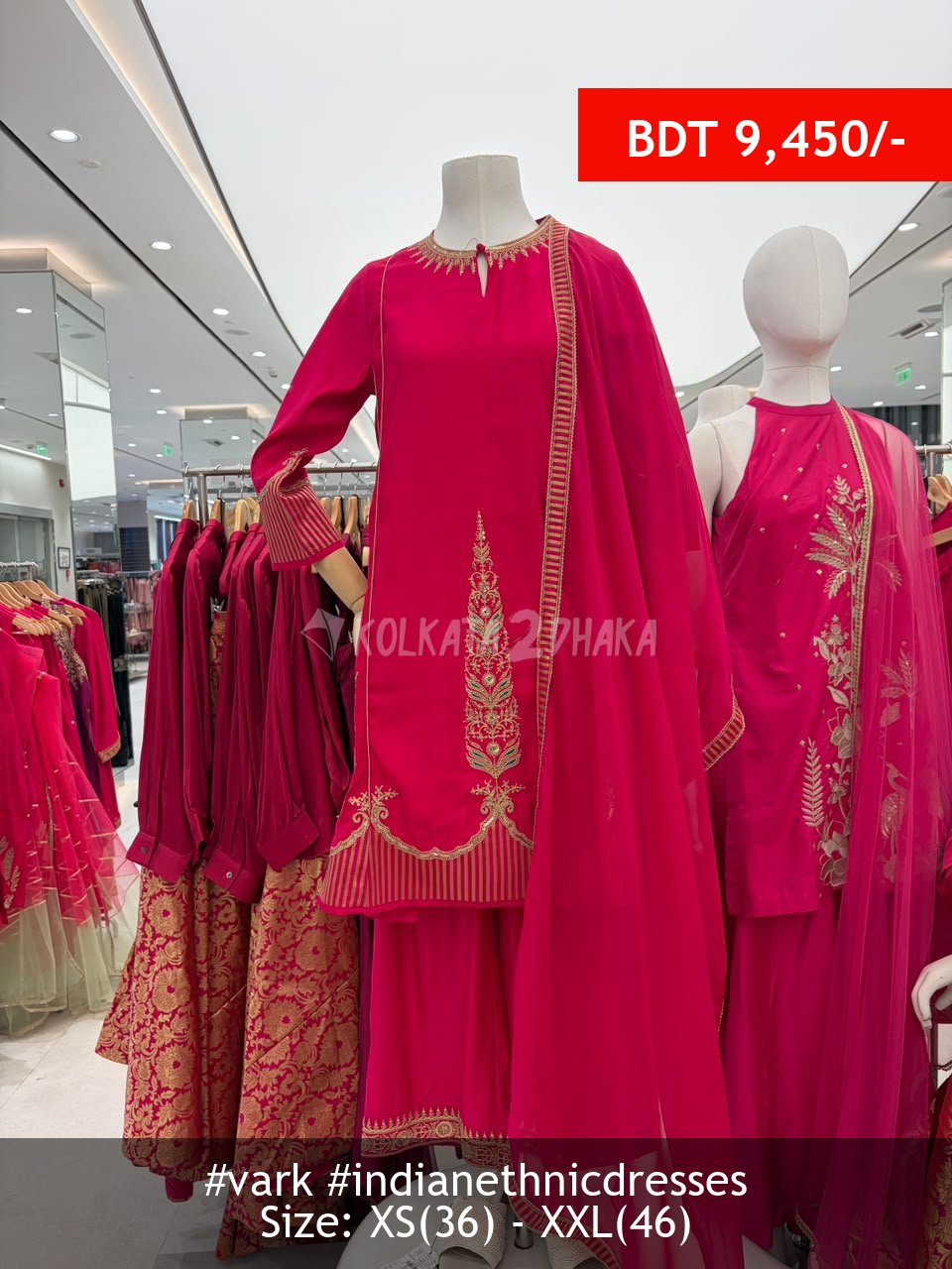 Vark Magenta Kurtaset
