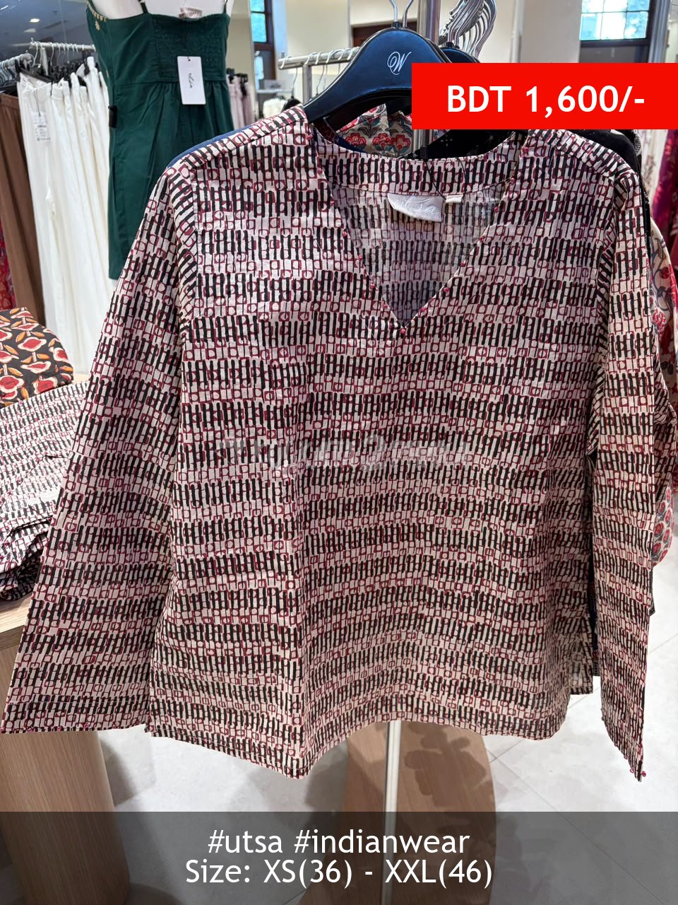 Utsa beige tunic